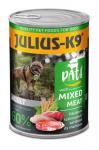 Julius K9 pástétom Mixed Meat (szárnyas,sertés,marha) kutyáknak 400gr