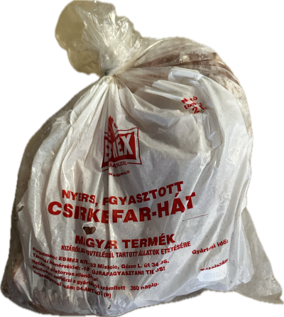 Nyers csirke far-hát 2kg