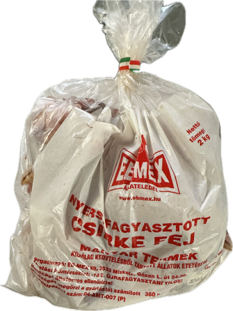 Nyers Csirke fej 2kg