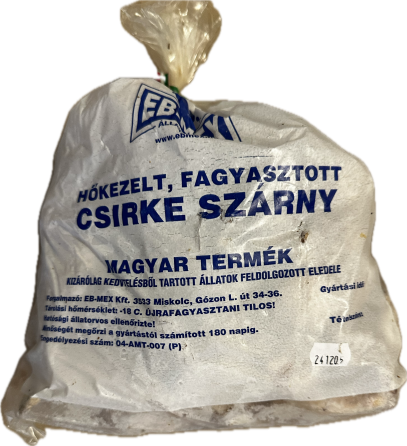 Hőkezelt Csirke Szárny 2kg