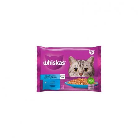 Whiskas halas válogatás 4x85g