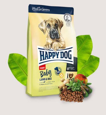 Happy Dog Baby Giant Bárány&Rizs 15kg