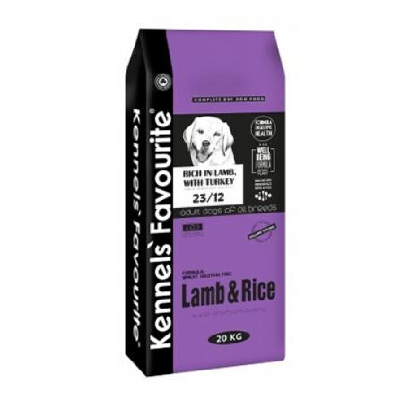 Kennels Favourite Bárány&Rizs Felnőtt Kutyák Számára 20kg