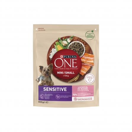 Purina One Mini/Small Sensitive lazaccal és rizzsel